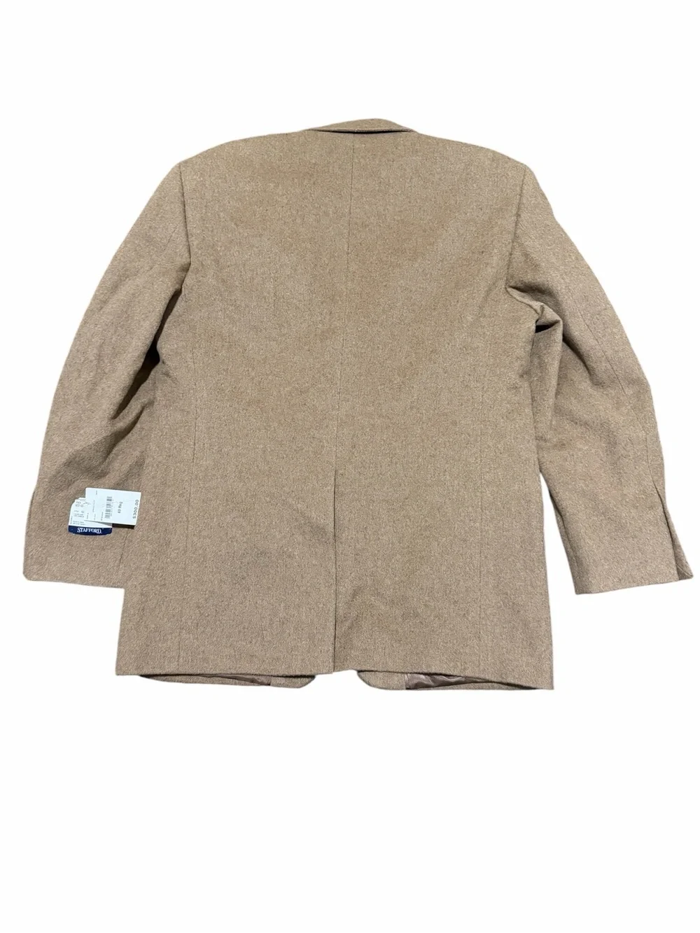 Stafford Light Brown Herringbone Sport MEN BLAZER ,SZ40, NWT,100%camel